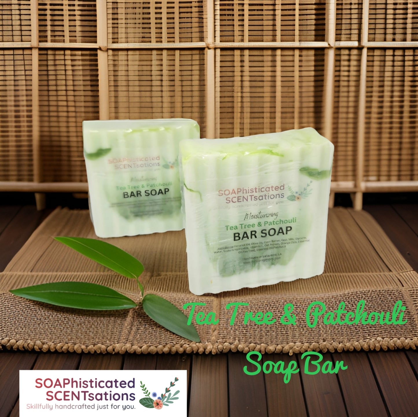 TeaTree/ Patchouli Soap Bar