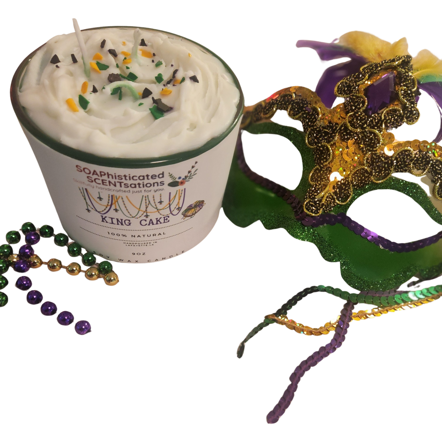 king Cake Scented Candle