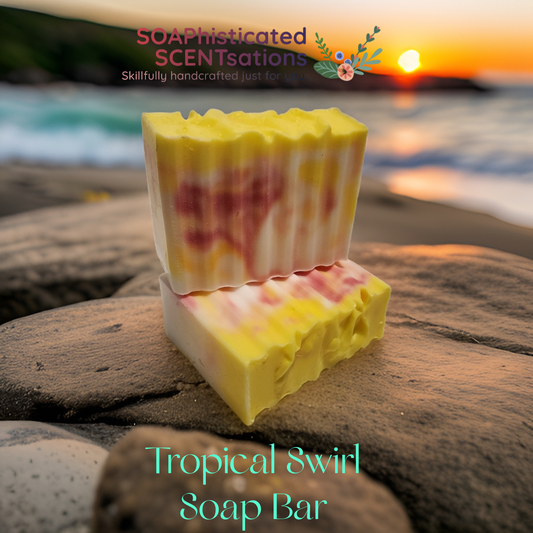 Tropical Swirl Soap Bar