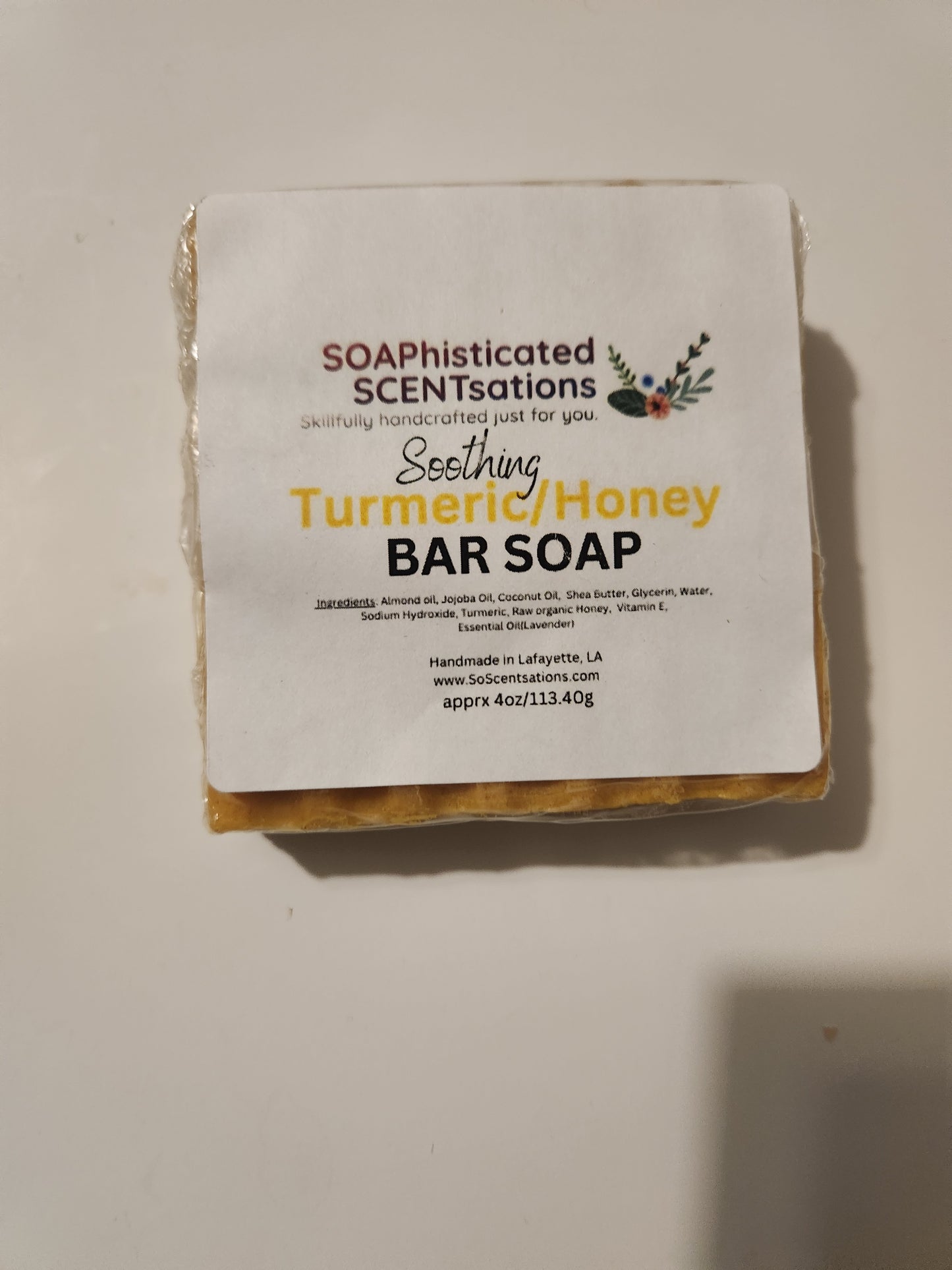 Turmeric & Honey Soap Bar