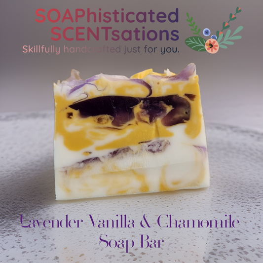 Lavender, Vanilla, & Chamomile Soap Bar
